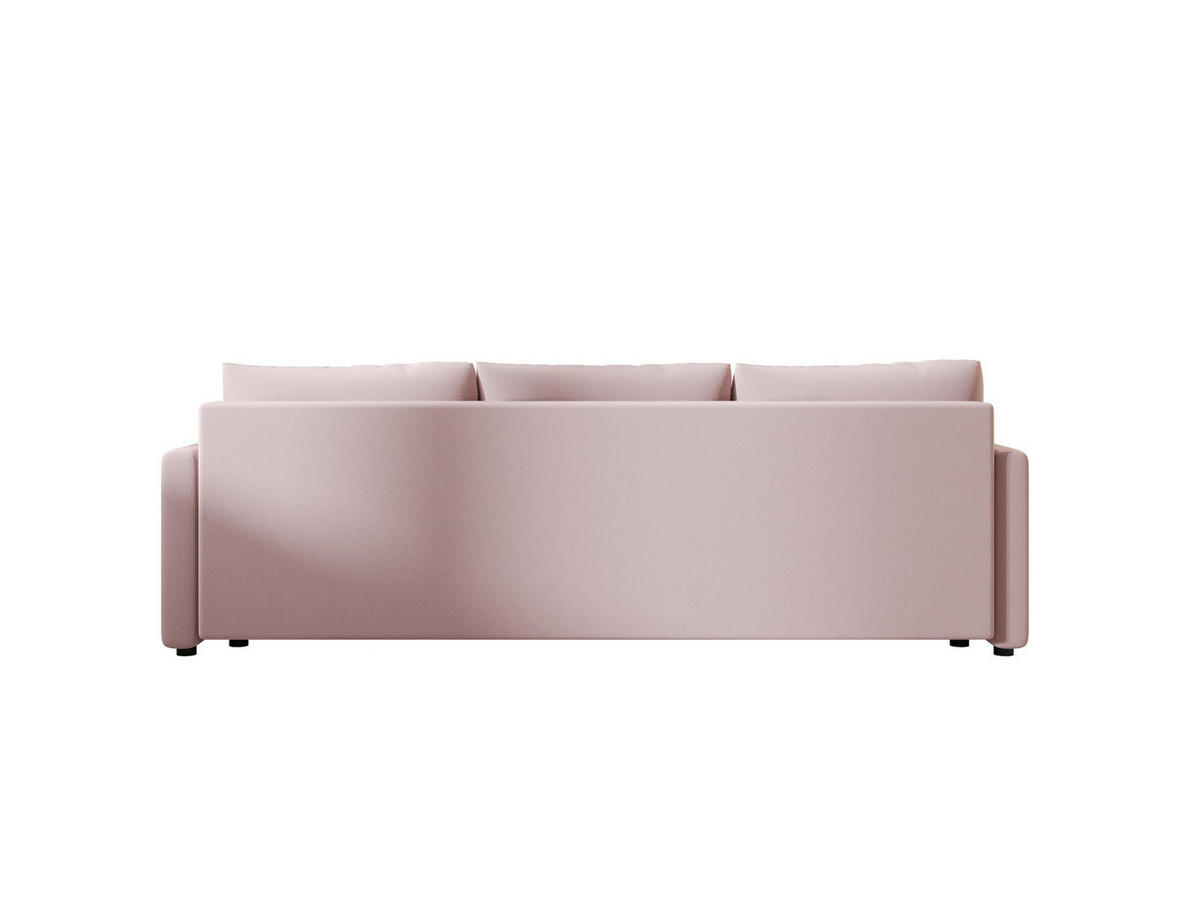 SOFA MOS mit Schlaffunktion COSMIC 14 mit Stauraum - Pink, Textil (84/72/220cm) - Bedante