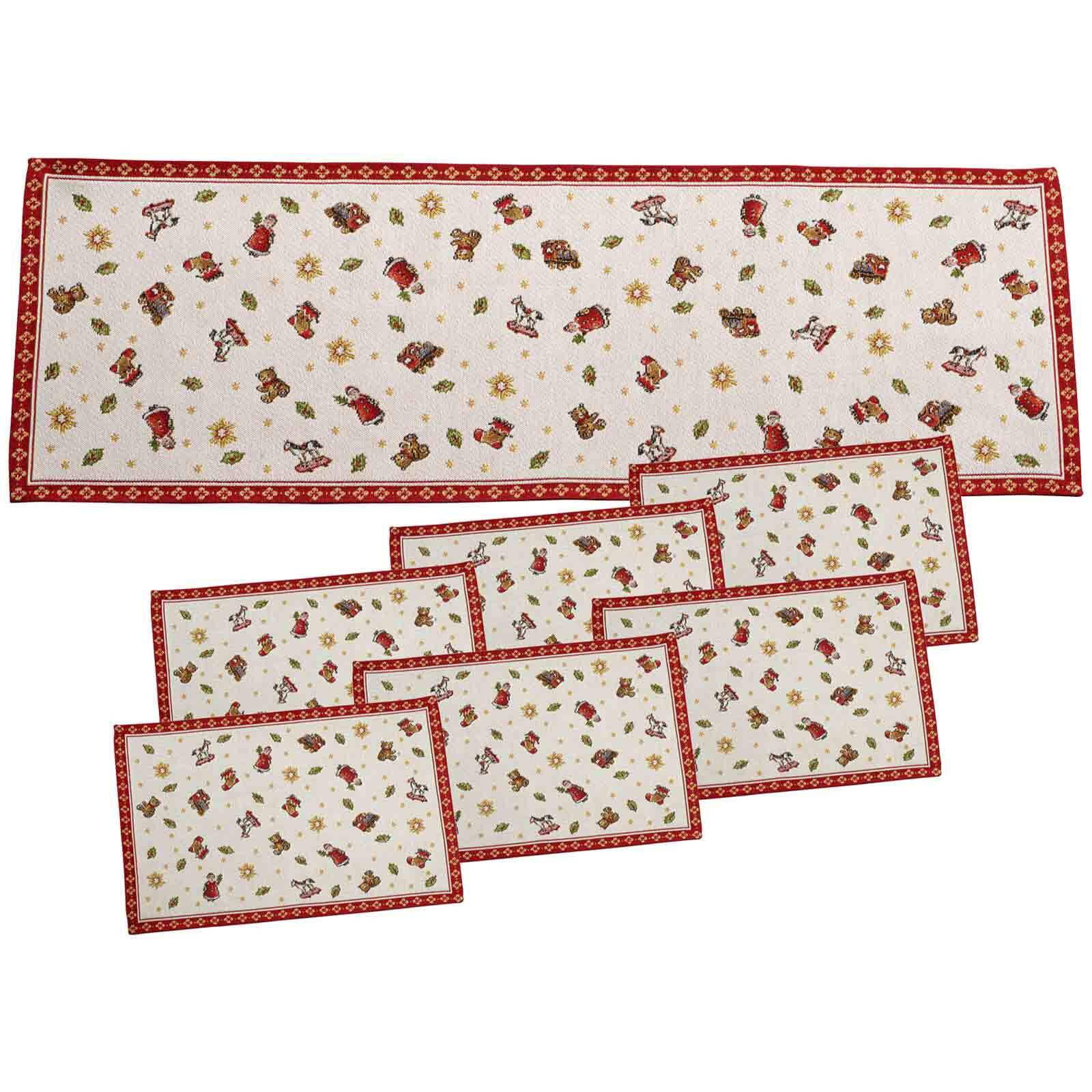 TISCH-SET Toy's Delight bunt L 7er Set - Multicolor, Textil (1/1/1cm) - Villeroy & Boch