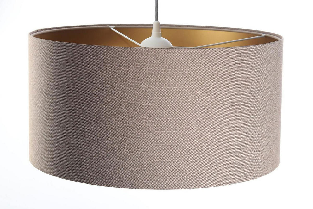 HÄNGELEUCHTE Beige 60/30 cm - Beige/Braun, Kunststoff (60/1.1/30cm) - ONZENO