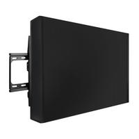 TV-ABDECKUNG Outdoor Schwarz 50-52 Zoll - Schwarz, Textil (84/1.3/132cm)