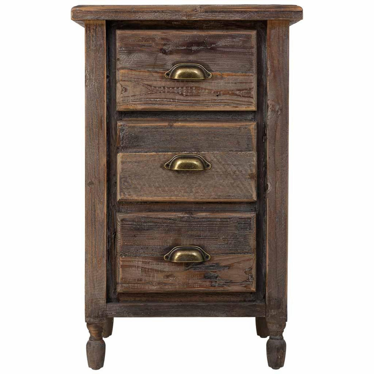 NACHTTISCH aus Holz, 48x38x77cm - Braun, Holz (48/76.5/38cm) - Wanderlust