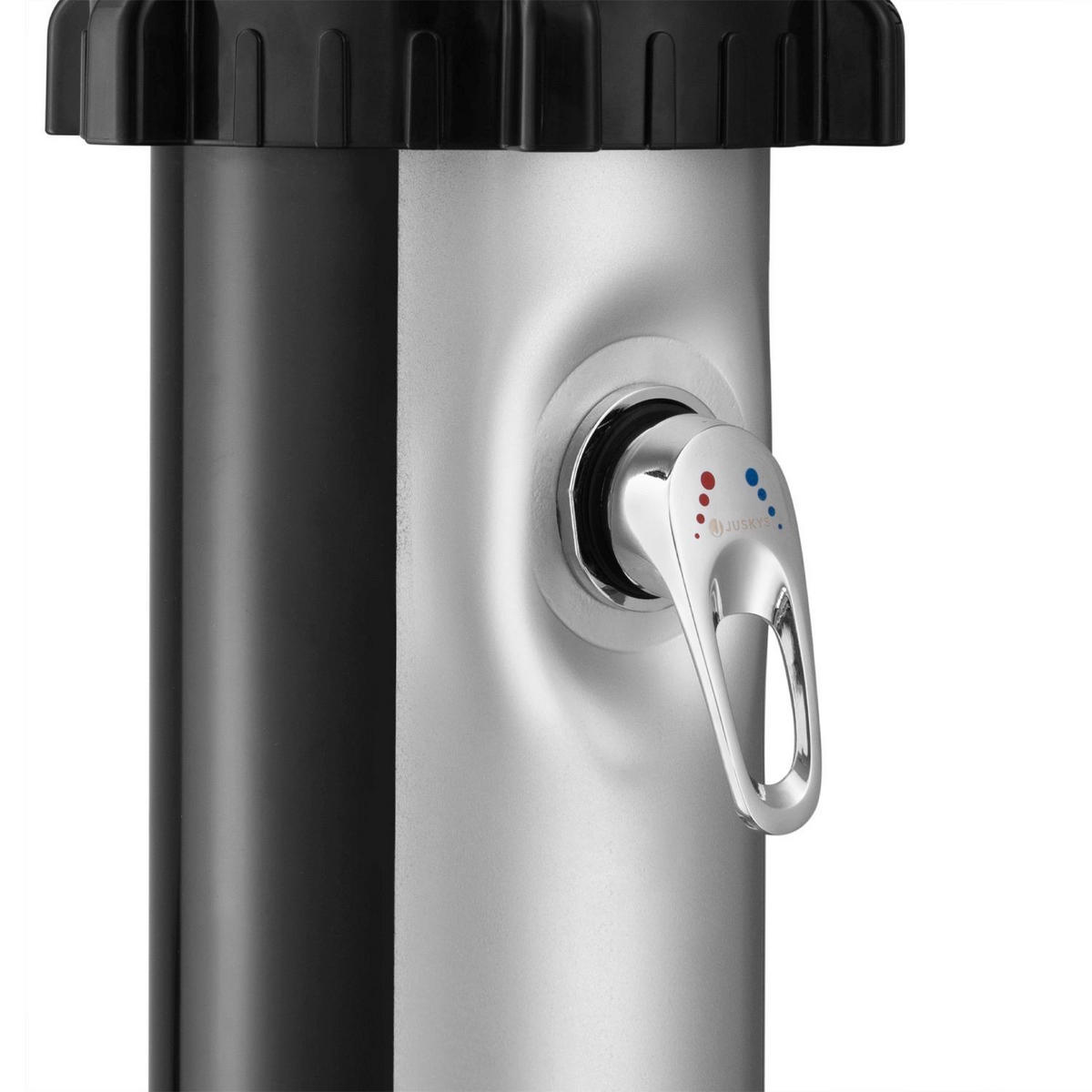 SOLARDUSCHE Victoria 40 Liter - Schwarz, Kunststoff (16/227/16cm) - Juskys