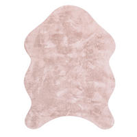 KURZFLORTEPPICH 120/160 cm Pelt 640 - Rosa, Textil (120/160cm) - Paco Home