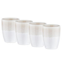 TASSE (4er Set) Atlantis - Beige, Keramik (0.3L) - Butlers