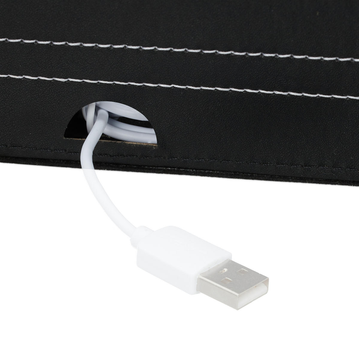 SCHREIBTISCHORGANIZER - Schwarz, Wellpappe/Kunststoff (15/19/13cm) - Relaxdays