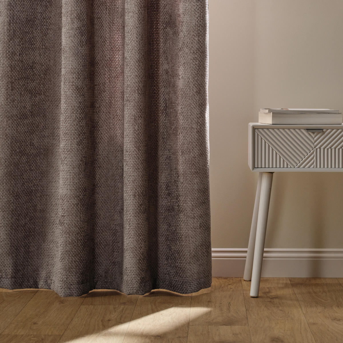 VORHANG Leila - Beige, Textil (140/1/250cm) - home&you