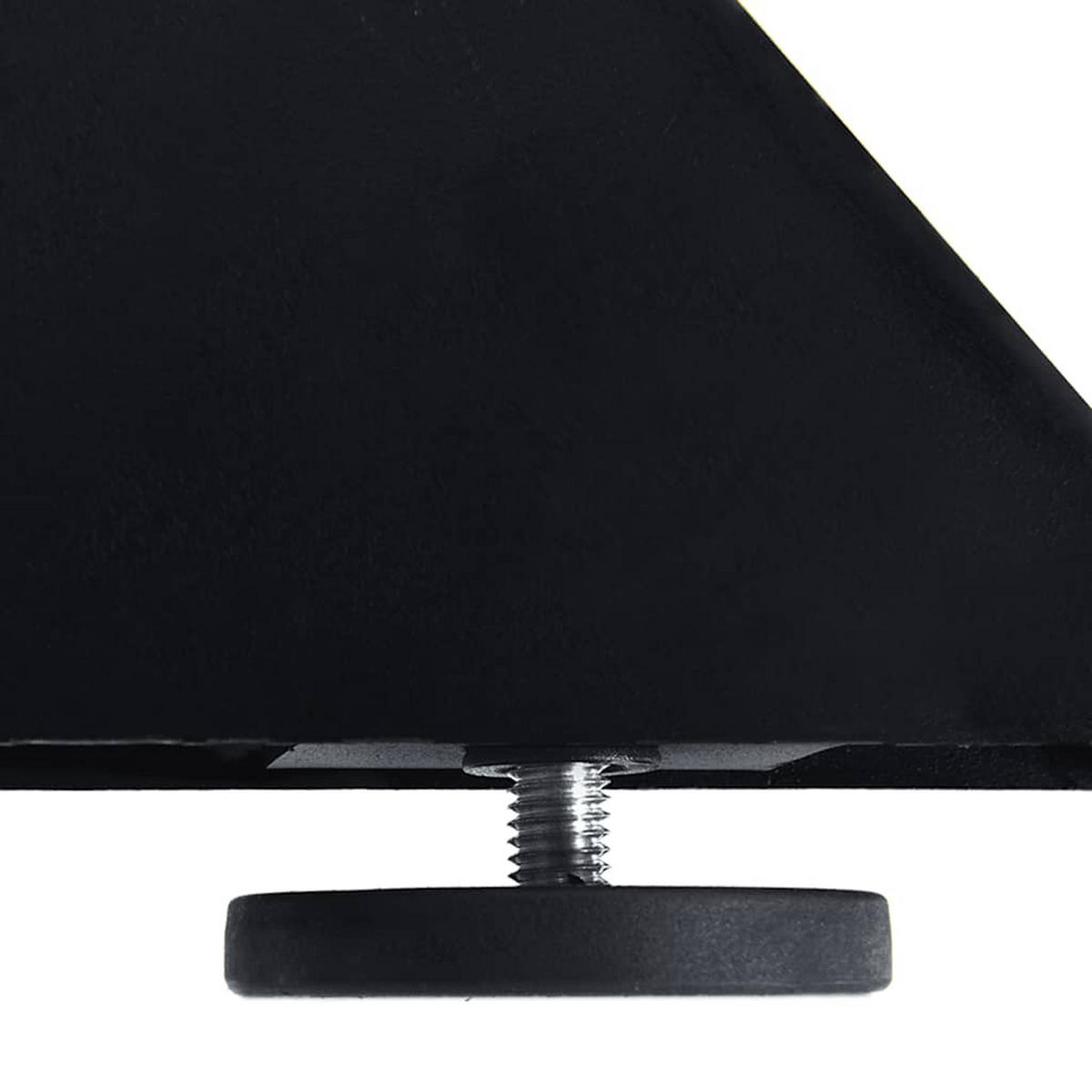 ESSTISCHBEIN Liegen Füße 150/78/73 cm Schwarz Stahl - Schwarz, Metall (78/73/150cm) - vidaXL