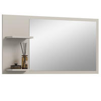 WANDSPIEGEL Kaschmir 106 x 55 cm, Garderobenspiegel mit Regalböden - Kaschmir, Glas/Holzwerkstoff (106/55/16cm) - Inn.Furn