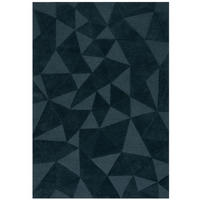 WOLLTEPPICH Hoch-Tief-Design, designstark DEBEN TROY, Türkis 160x230 cm - Türkis, Textil (160/230cm) - KADIMA DESIGN