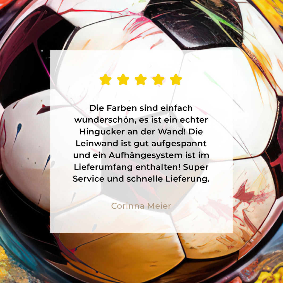 LEINWANDBILD Fußball - Farbe - Farben - Schwarz - Weiß Deko XXL 80x120 cm - Weiß, Textil (80/120cm) - MuchoWow