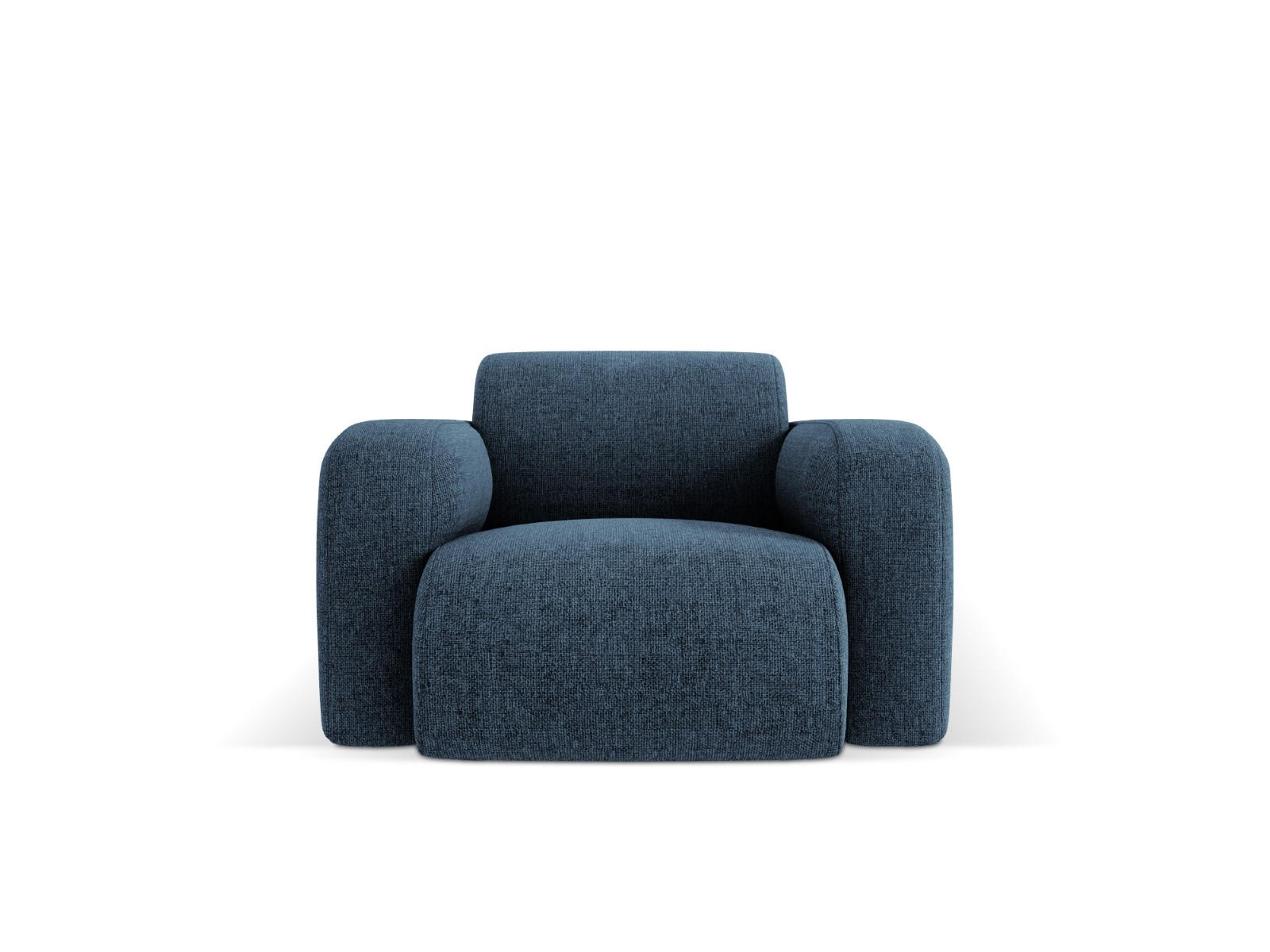 SESSEL Molino aus Chenille-Stoff königsblau - Blau, Textil (95/72/105cm) - Micadoni