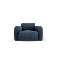 SESSEL Molino aus Chenille-Stoff königsblau - Blau, Textil (95/72/105cm) - Micadoni