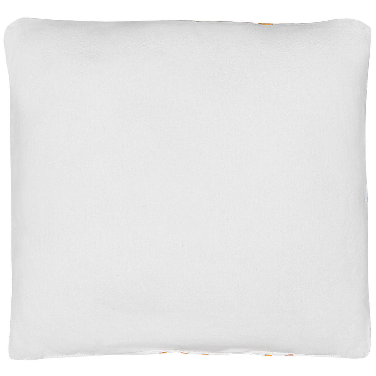 DEKOKISSEN 2er-Set Orange 40/40 cm Radzkot - Orange, Naturmaterialien/Textil (40/40cm) - Beliani