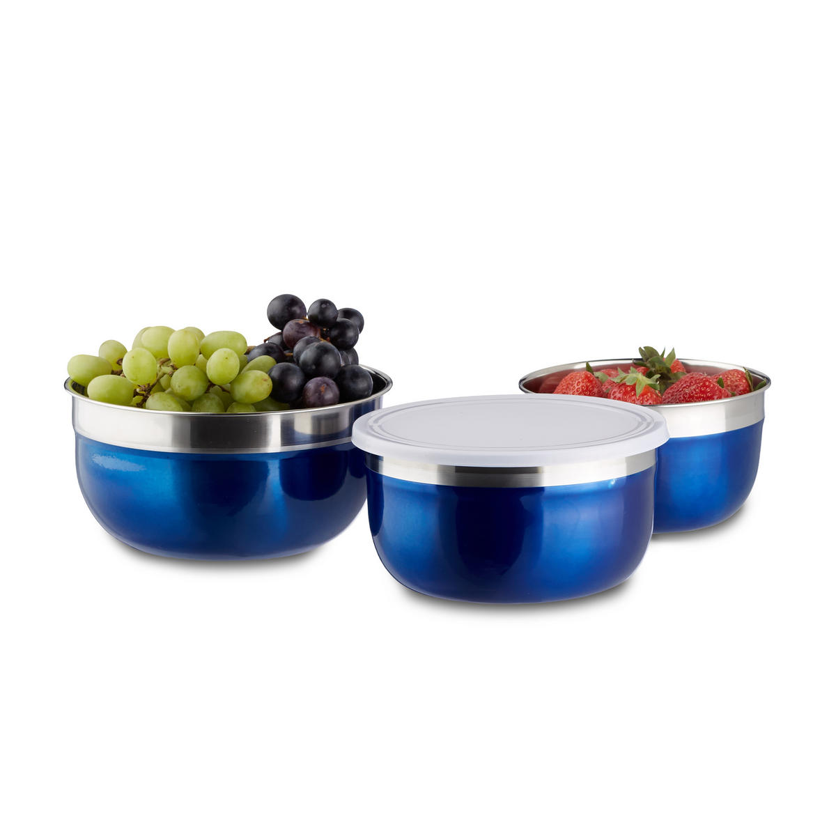 SCHÜSSEL Set - Multicolor, Kunststoff/Metall - Relaxdays