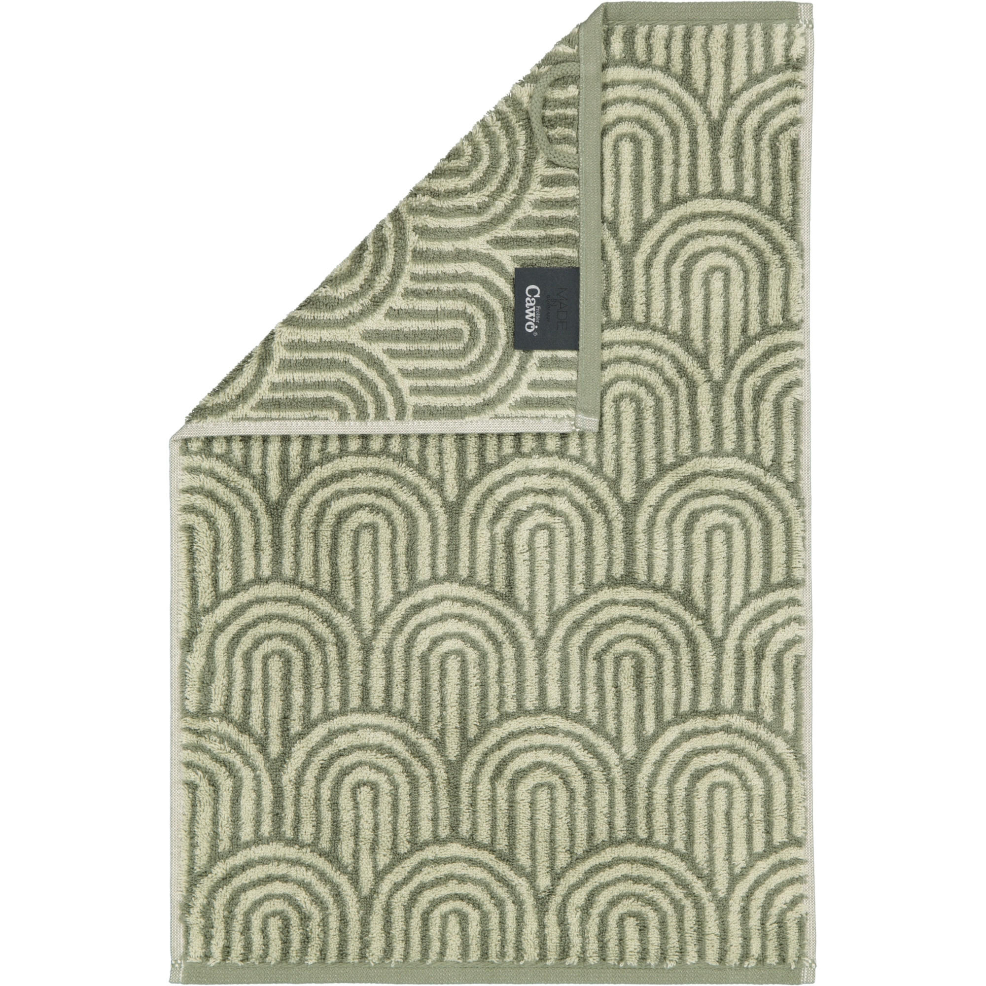GÄSTETUCH MAISON BÖGEN 6268 FIELD - 44 - Grün, Textil (30/50cm) - Cawoe