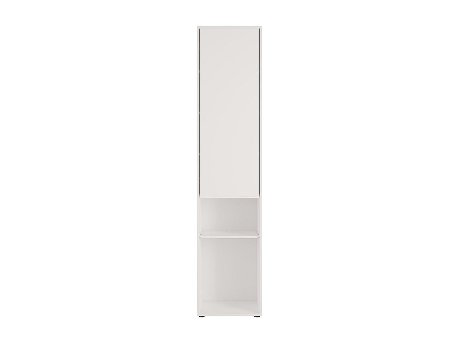 KLEIDERSCHRANK - 50 cm x 50 cm - Holz, Platte - Weiß - MOVELINO - Weiß, Holz (50/225.1/50cm) - Vente-Unique
