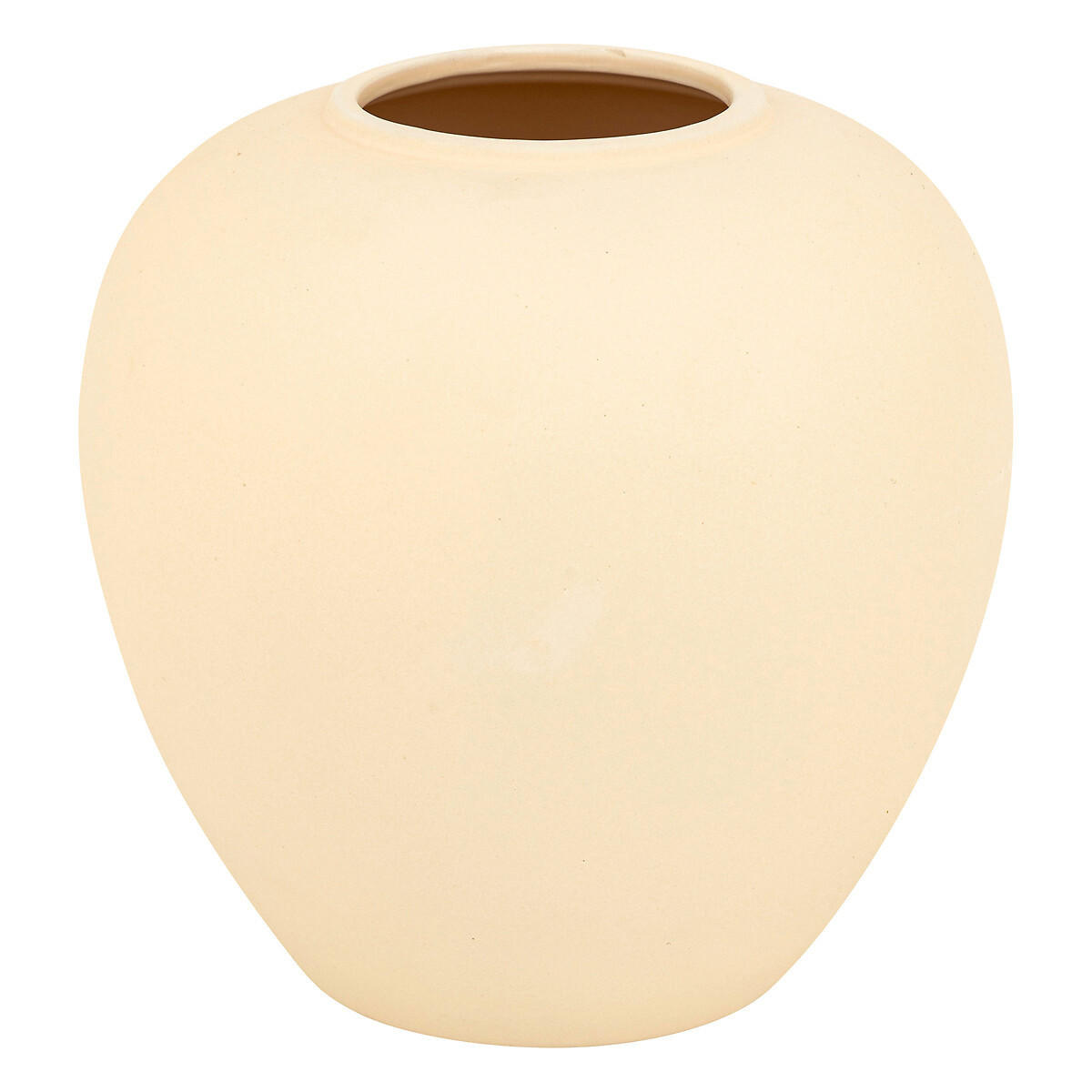 VASE Keramik Kugel Rily 22 cm - Beige, Keramik (22cm) - Atmosphera Createur d´interieur