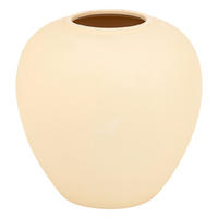 VASE Keramik Kugel Rily 22 cm - Beige, Keramik (22cm) - Atmosphera Createur d´interieur