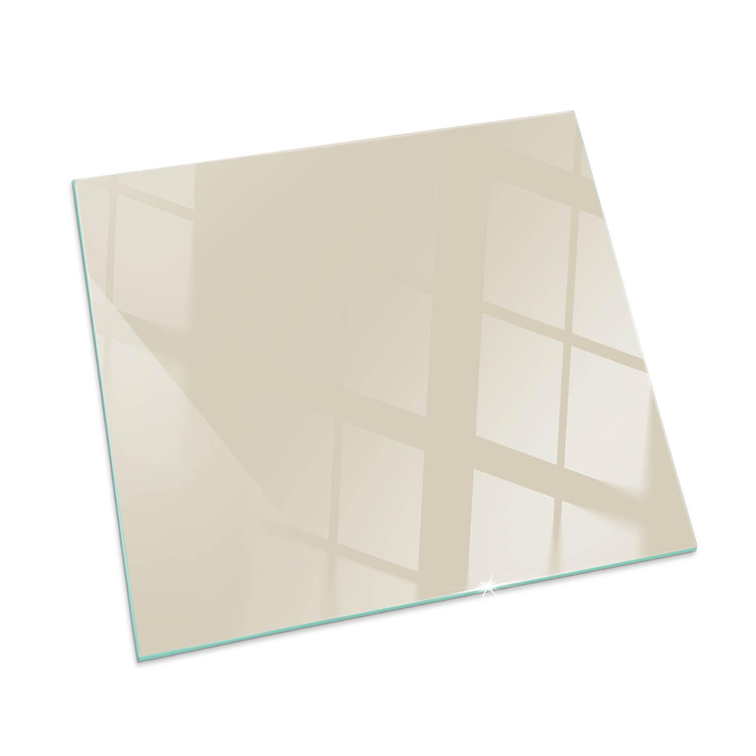 ArtPrintCave Glasplatte Gelb 50x50x0.4 cm