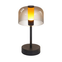 LED stolní lampa, 24,5/13/13 cm - černá, kov (24.5/13/13cm) - Nettlife