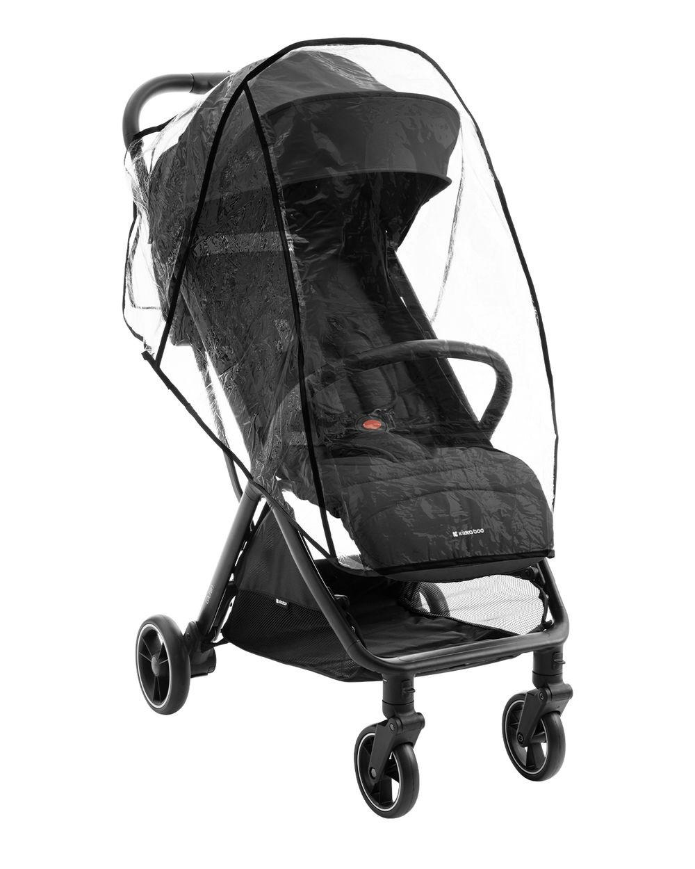 BUGGY Lauren schwarz uni verstellbar faltbar Aluminiumrahmen bis 22 kg - Schwarz, Metall (66/53/105cm) - Kikka boo