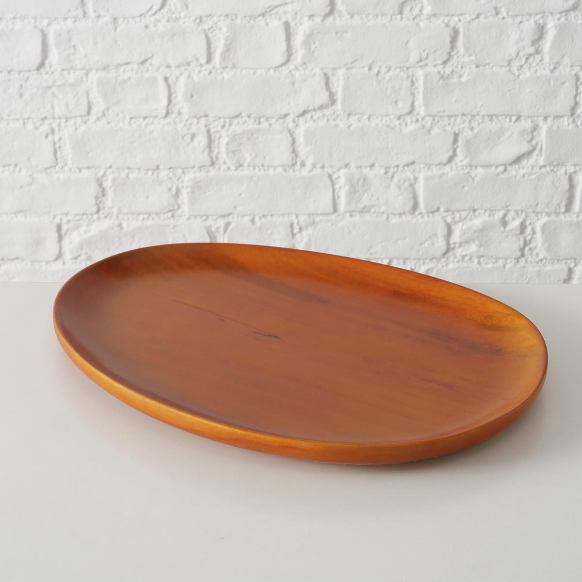 TABLETTS aus Holz Torin Orange - Orange, Holz (29/2.5/41cm) - Boltze Home