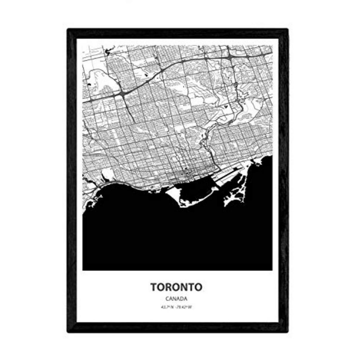 POSTER Toronto - Kanada A3 Rahmenlos - Klar, Papier (29.7/5/42cm) - Nacnic