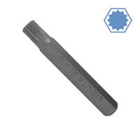 BITSET M8, Vielzahn, 10mm Hex, S2 Stahl - Silberfarben, Metall (7.5/1/1cm) - BONI-SHOP