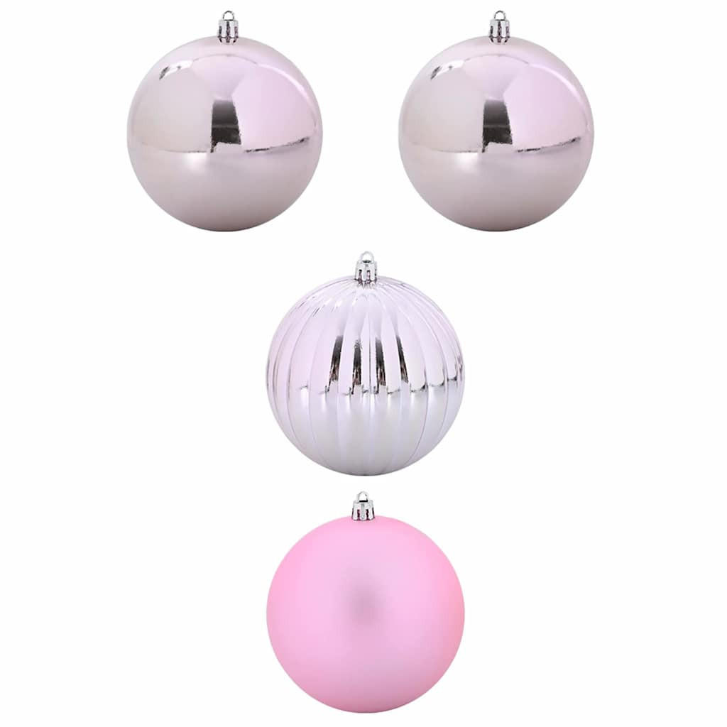 vidaXL Weihnachtskugelset Rosa 20x20x20 cm