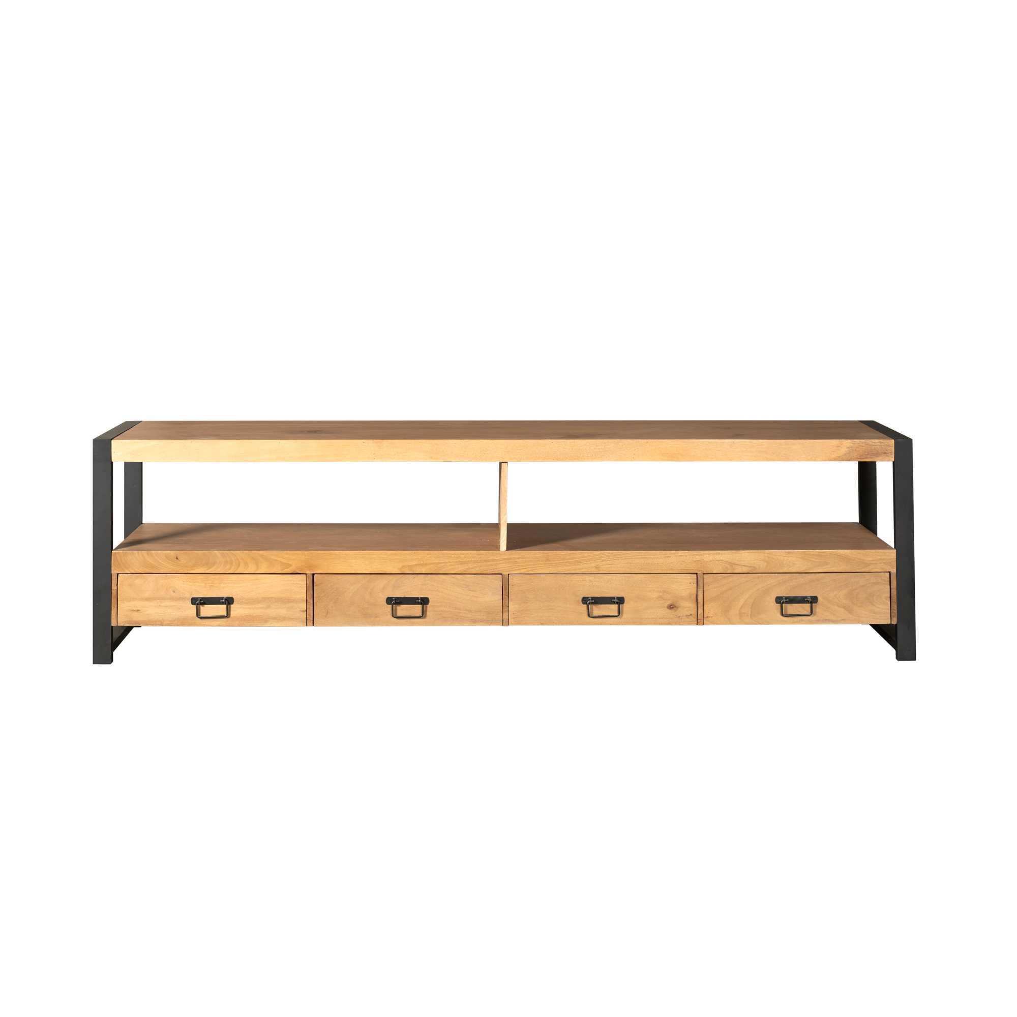 TV-MÖBEL Boaz Braun 45/220/60 cm - Braun, Holz (220/60/45cm) - Starfurn