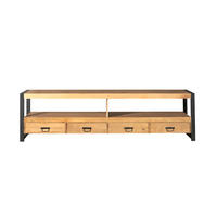 TV-MÖBEL Boaz Braun 45/220/60 cm - Braun, Holz (220/60/45cm) - Starfurn