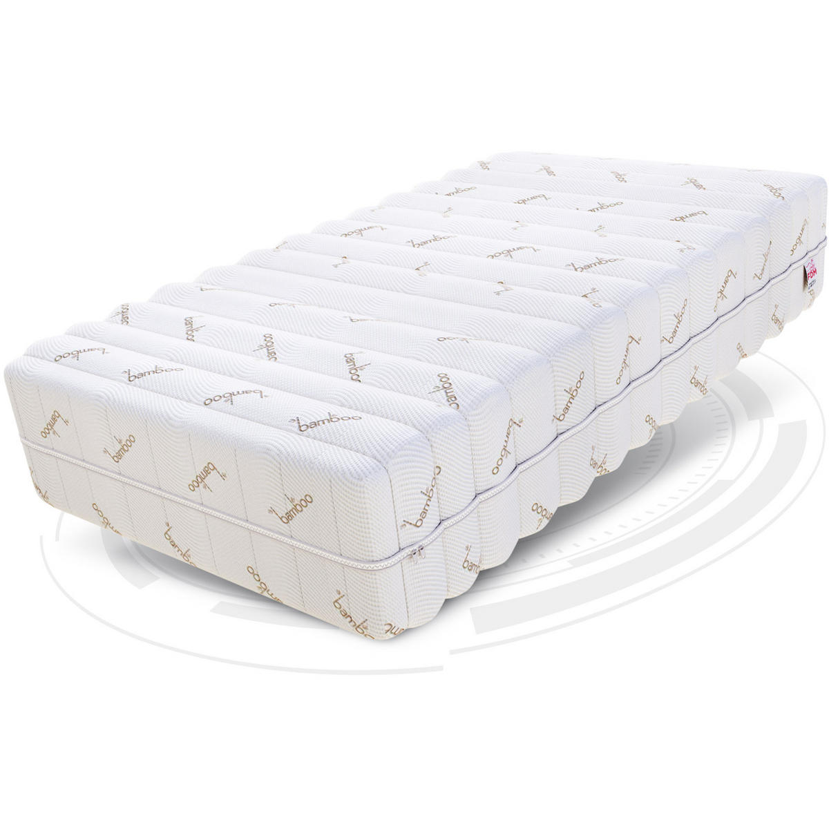 TASCHENFEDERKERNMATRATZE Aruba - Weiß, Textil (80/200cm) - FDM