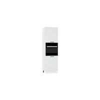 MIKROWELLENUMBAUSCHRANK D60PK/2133 P/L - Dnoria - Elegante Geräte-Integration - Hellgrau, Holz/Metall (60/213.3/56cm) - ROYAL24_MARKT