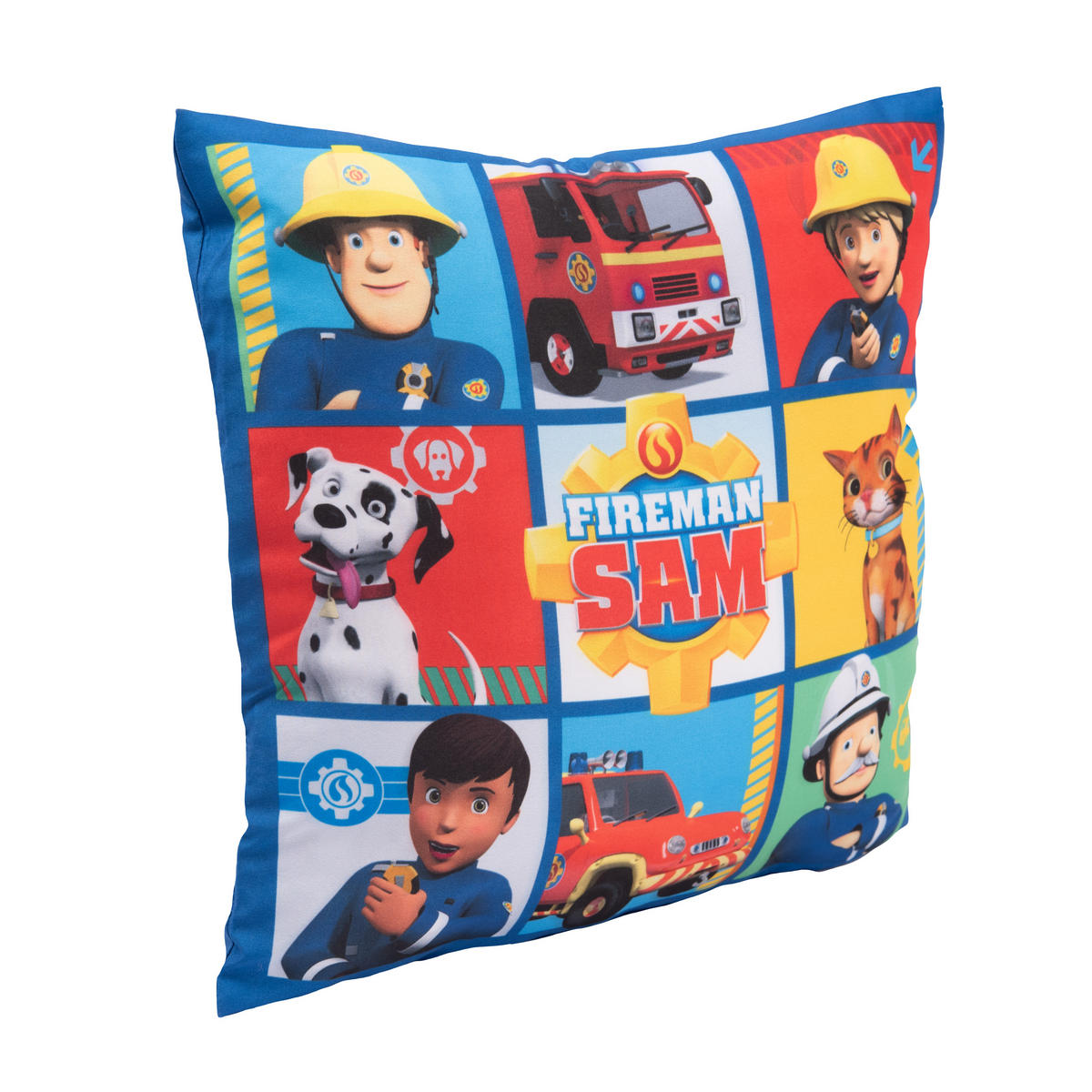 KINDERKISSEN Feuerwehrmann Sam Feuerwehr 30 x 30 cm - Multicolor, Textil (30/30cm) - Chiemsee