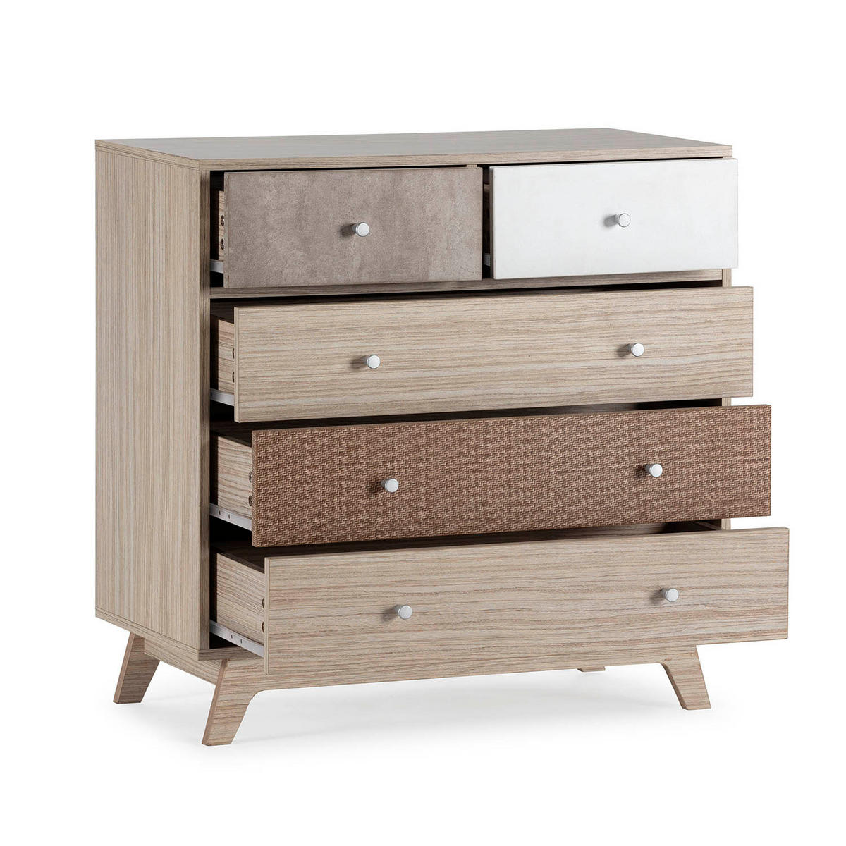 KOMMODE Maia 80/40/80 - Multicolor, Holzwerkstoff (80/80/40cm)