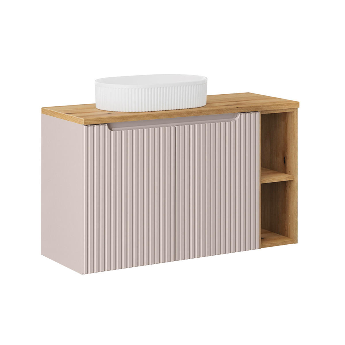 Petits-meubles UMYVADLO 100.4cm Riva Kašmír a dřevo