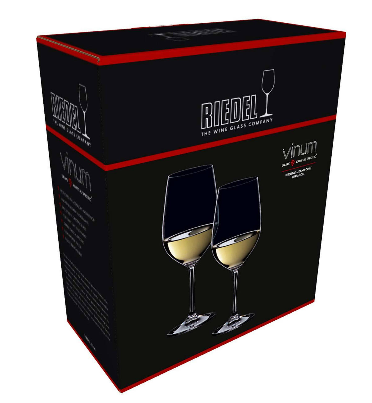 RIESLING GRAND CRU / ZINFANDEL WEISSWEINGLÄSER Vinum transparent 400 ml 2er Set - Transparent, Glas (0.4L) - Riedel