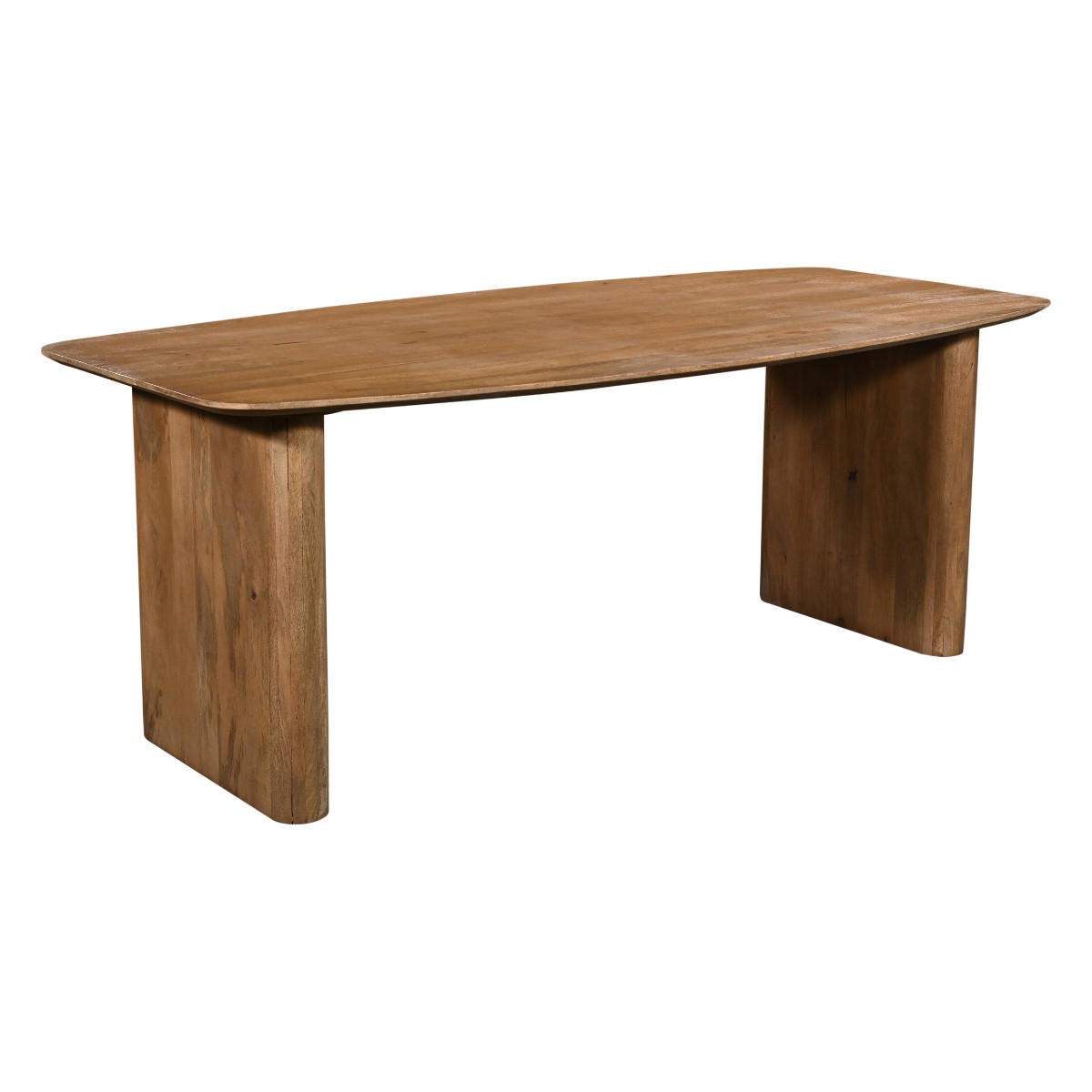 ESSTISCH oval aus Mangoholz 200cm, natürlich - Braun, Holz (200/100/75cm) - Giga Meubel