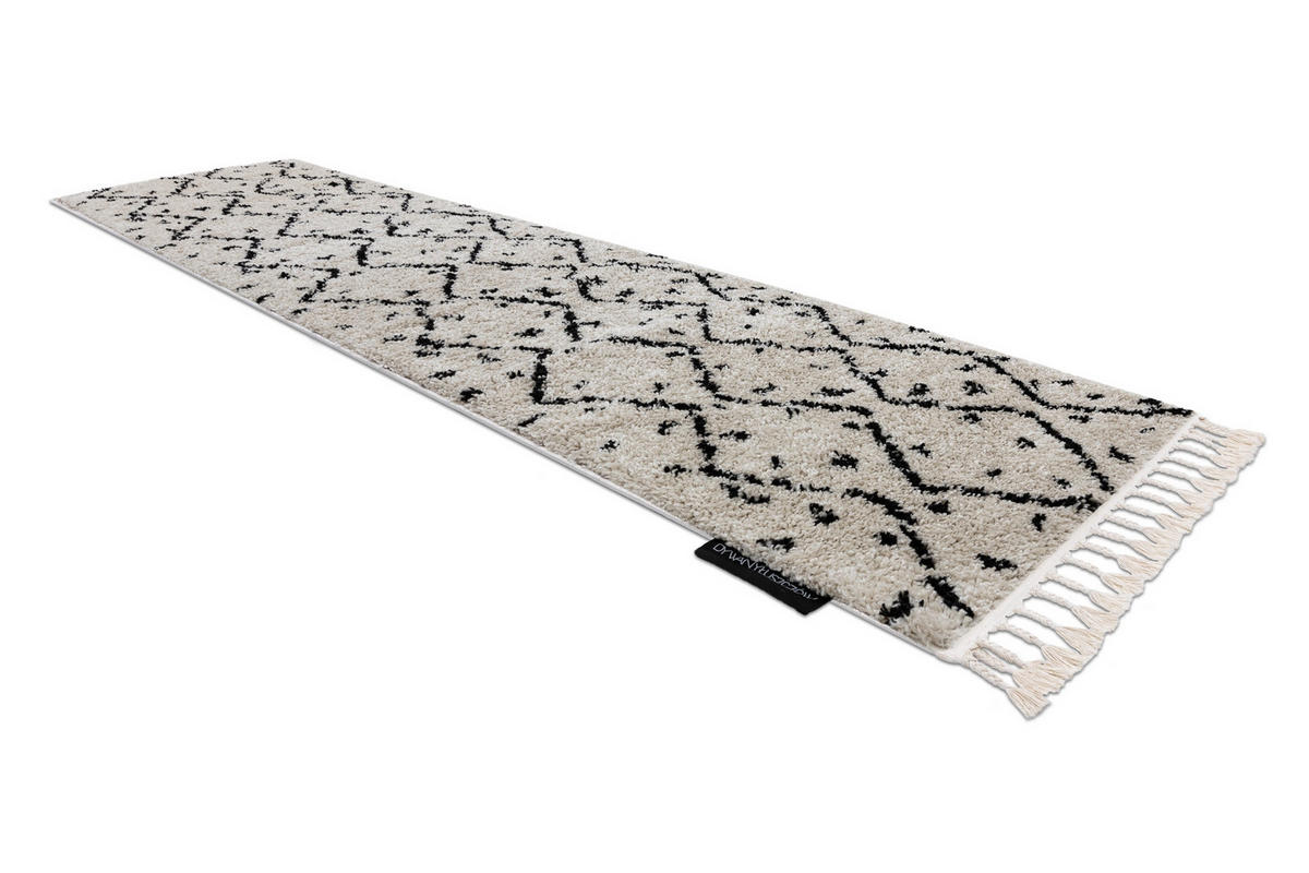 TEPPICH Berber 60/200 cm - Creme, Textil (60/200cm) - rugsX