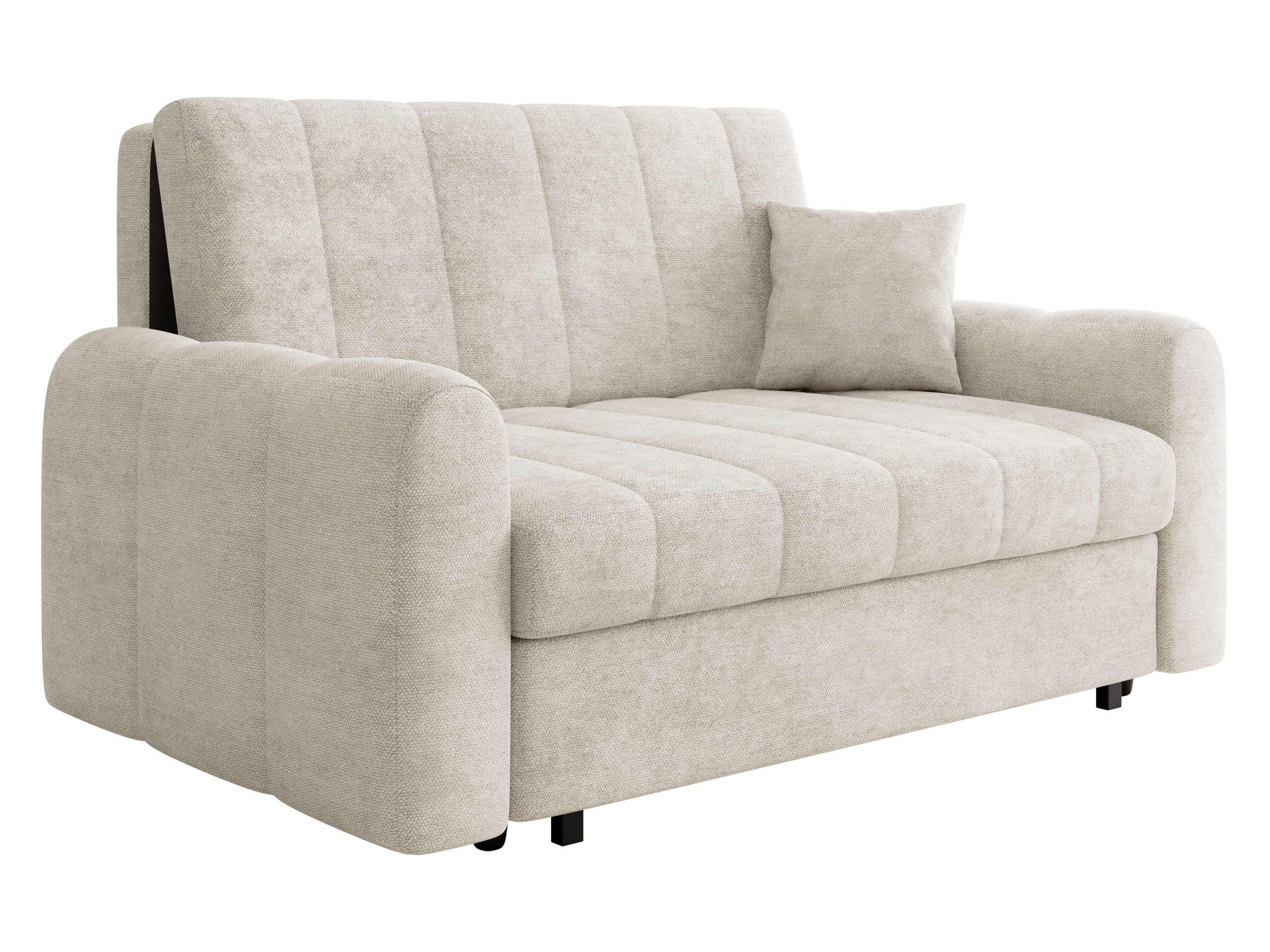 SCHLAFSOFA Viva Moon III - Schwarz/Naturfarben, Holz/Metall (168/85/98cm) - MIRJAN24