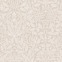 TAPETE Acorn Hessian - Creme/Weiß, Papier/Kunststoff (52/1000cm) - Graham & Brown