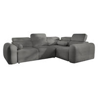 ECKSCHLAFSOFA Volare II, Seite: Rechts - Dunkelgrau, Holz/Textil (273/204cm) - MIRJAN24