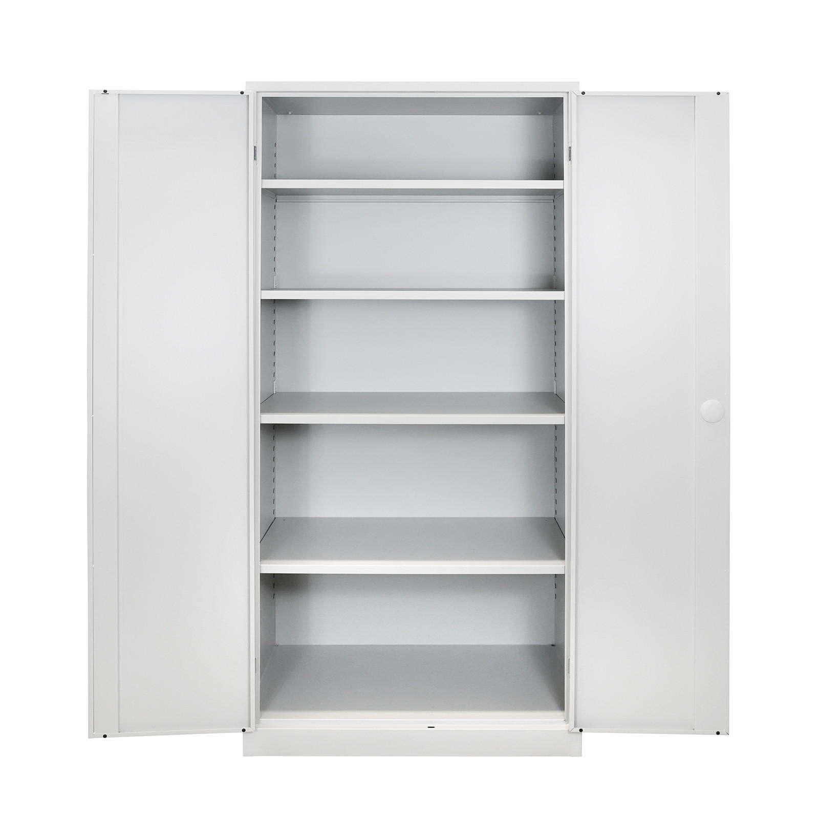 FLÜGELTÜRSCHRANK Owl mit 4 Fachboden 195x95x60cm Lichtgrau/Lichtblau - Blau, Metall (95/195/60cm) - PROREGAL