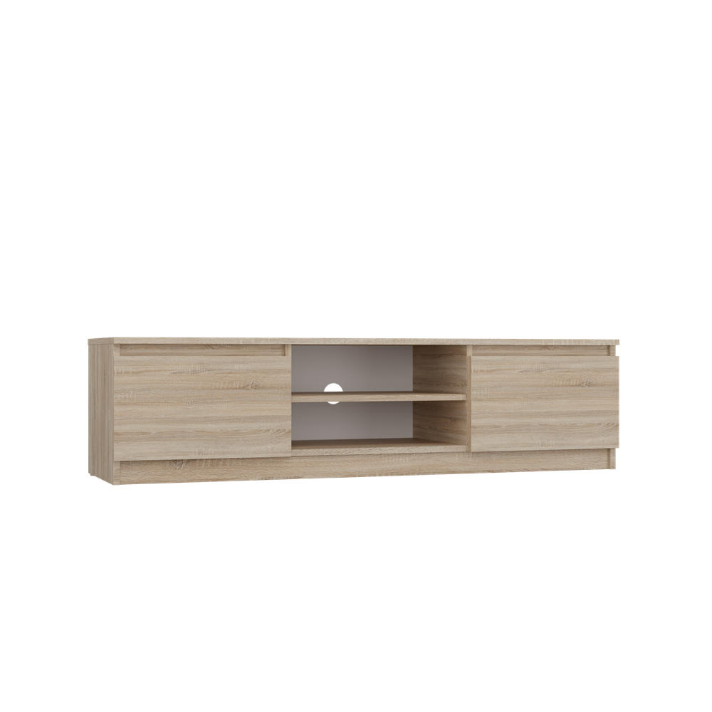 NÍZKA SKRÍŇKA Sonoma 140/36/40 - dub sonoma, kompozitné drevo (140/36/40cm) - RAUMHIRSCH FURNITURE