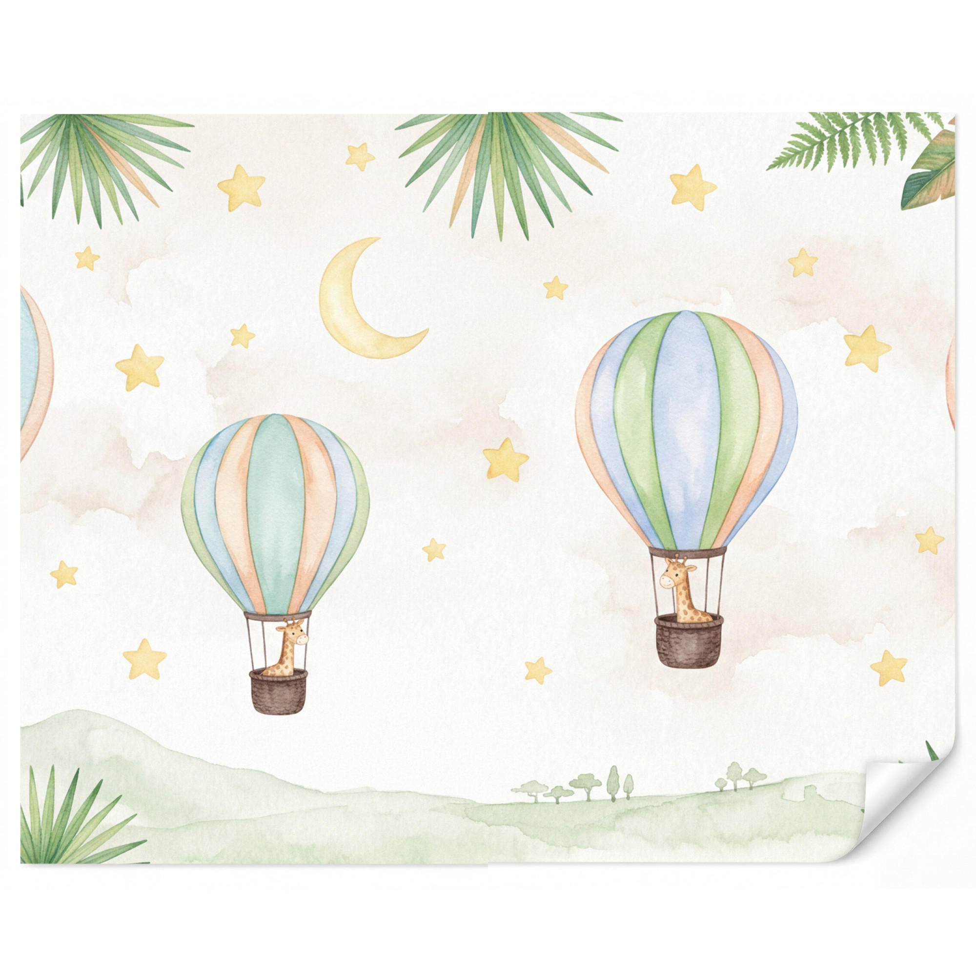 OnlyWow Kindertapete Weiß 240x200 cm