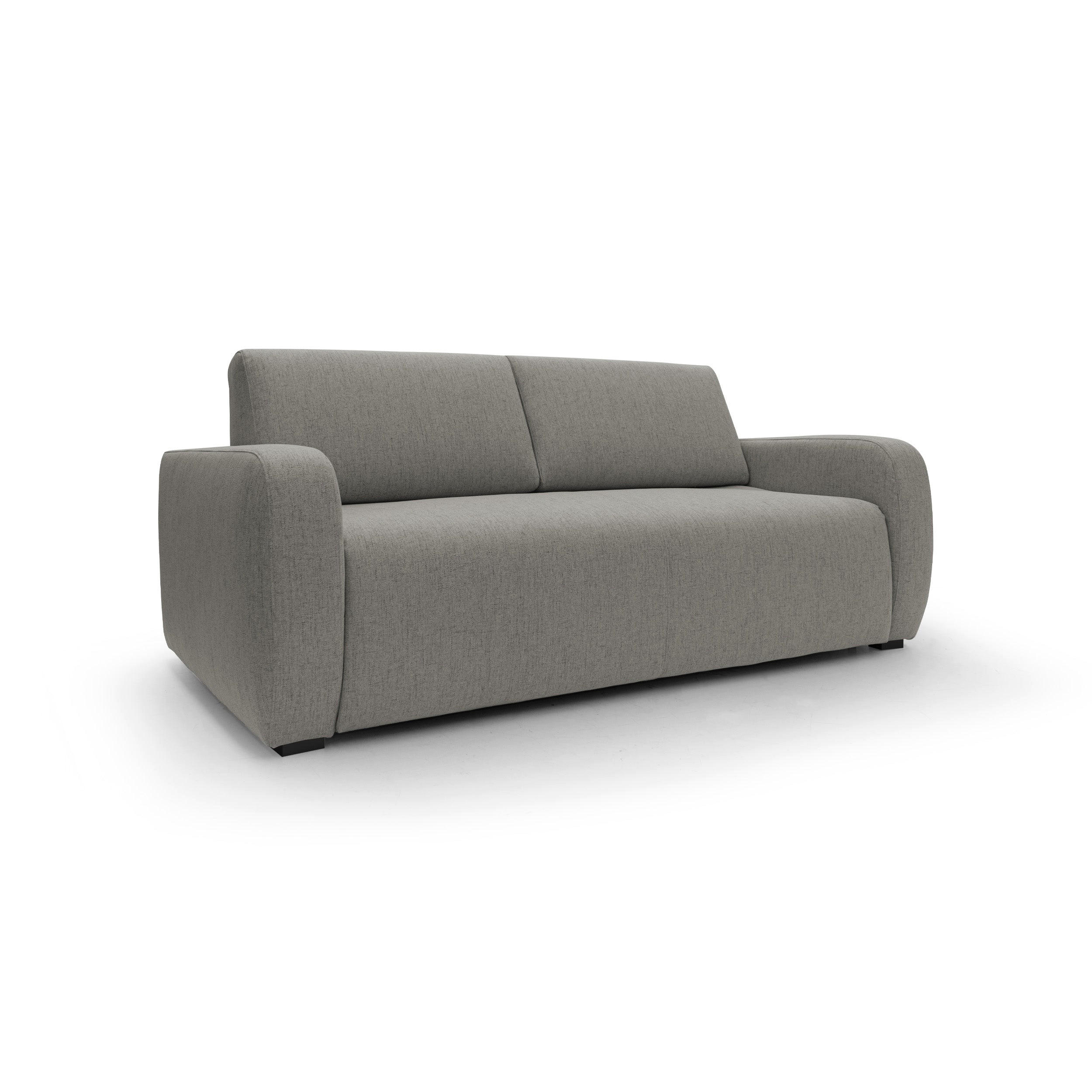 Divani.store Schlafsofa Taupe 215x93x100 cm