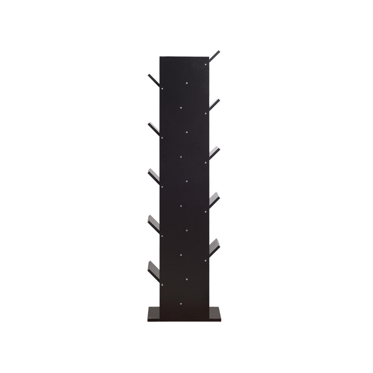 BÜCHERREGAL Schwarz 22/45/160 cm - Schwarz, Holzwerkstoff (22/160/45cm) - Mobili Rebecca