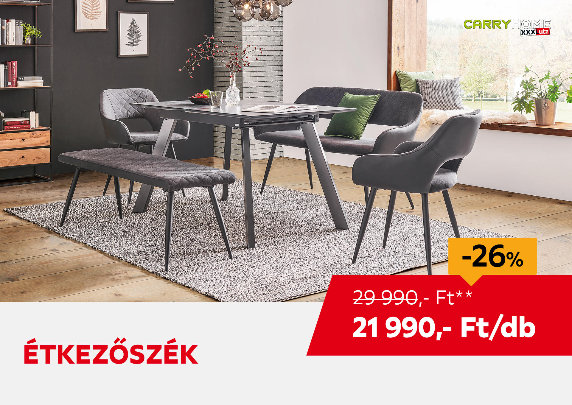ÉTKEZŐSZÉK /DB Kiemelt termék 29990 Ft.- helyett 21990 Ft.-