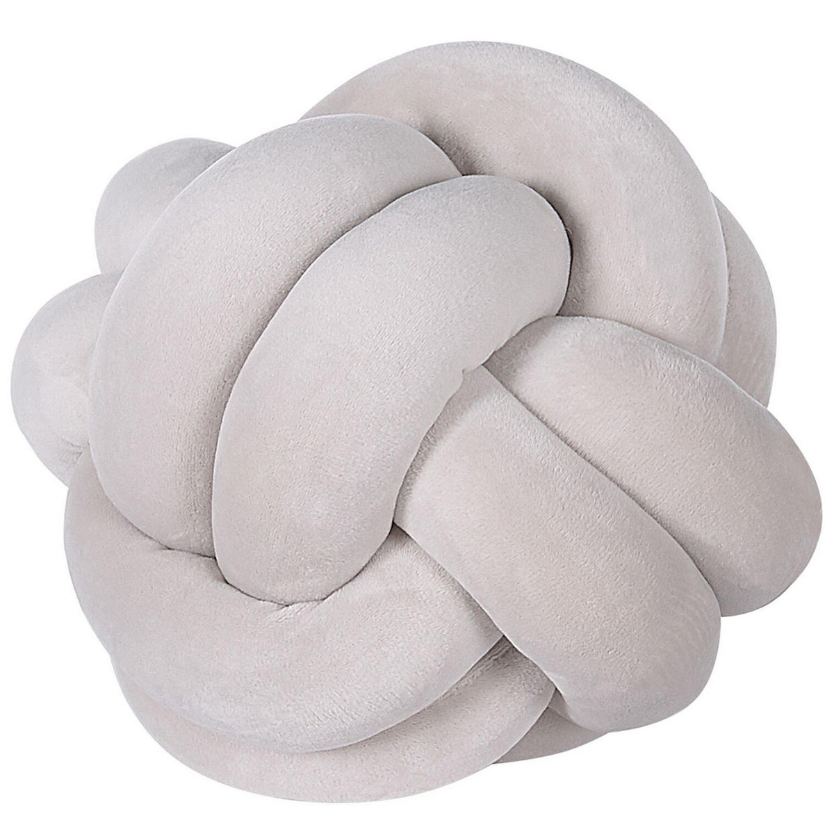 DEKOKISSEN Hellgrau 20/20 cm Malni - Hellgrau, Textil (20/20cm) - Beliani