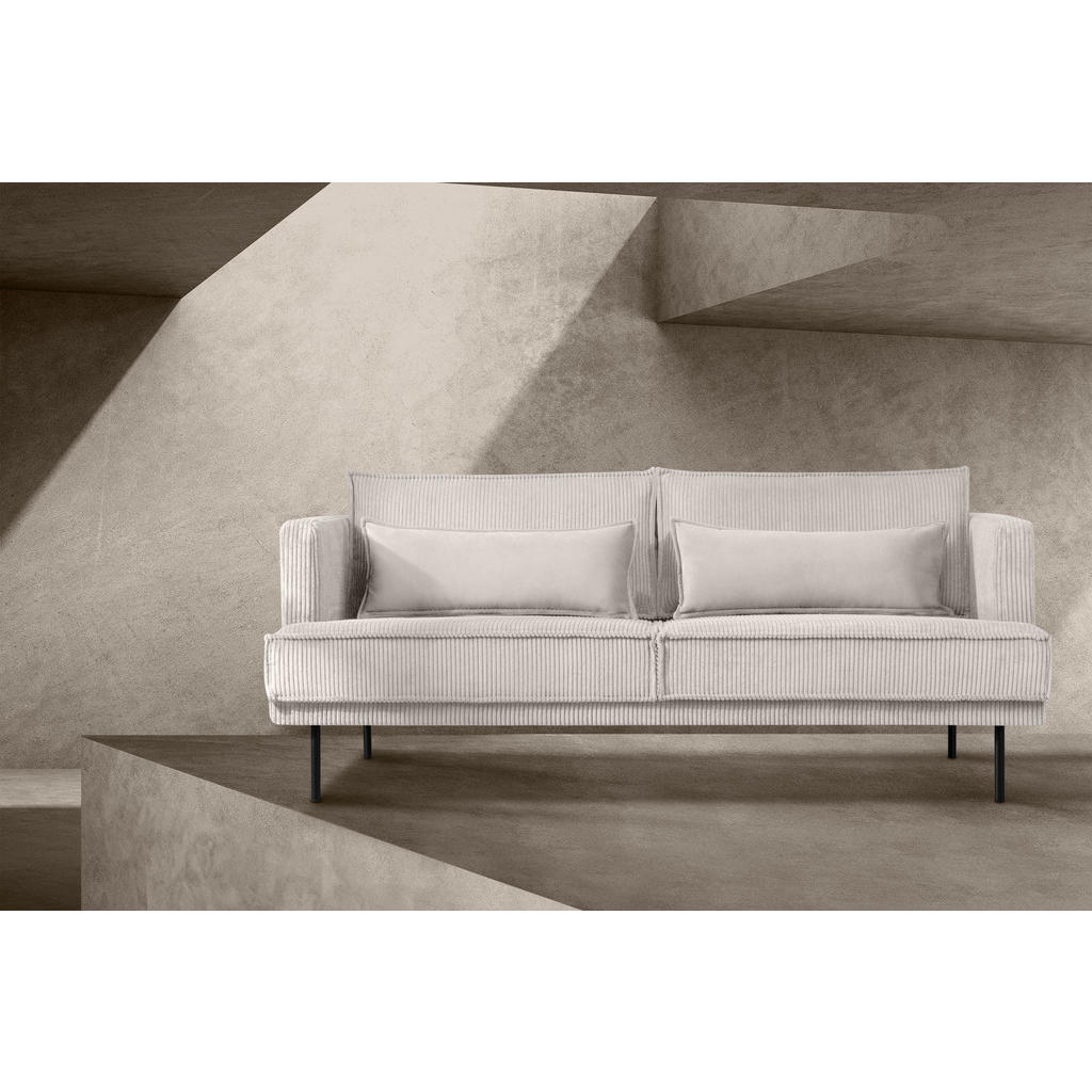 Thumbnail - Konsimo® 3-Sitzer-Sofa, Creme, Textil, 193x84x92 cm, Hergestellt in Europa, Wohnzimmer, Sofas & Couches, Sofas, 3-Sitzer...